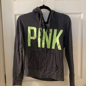 Victoria secret pink zip up hoodie